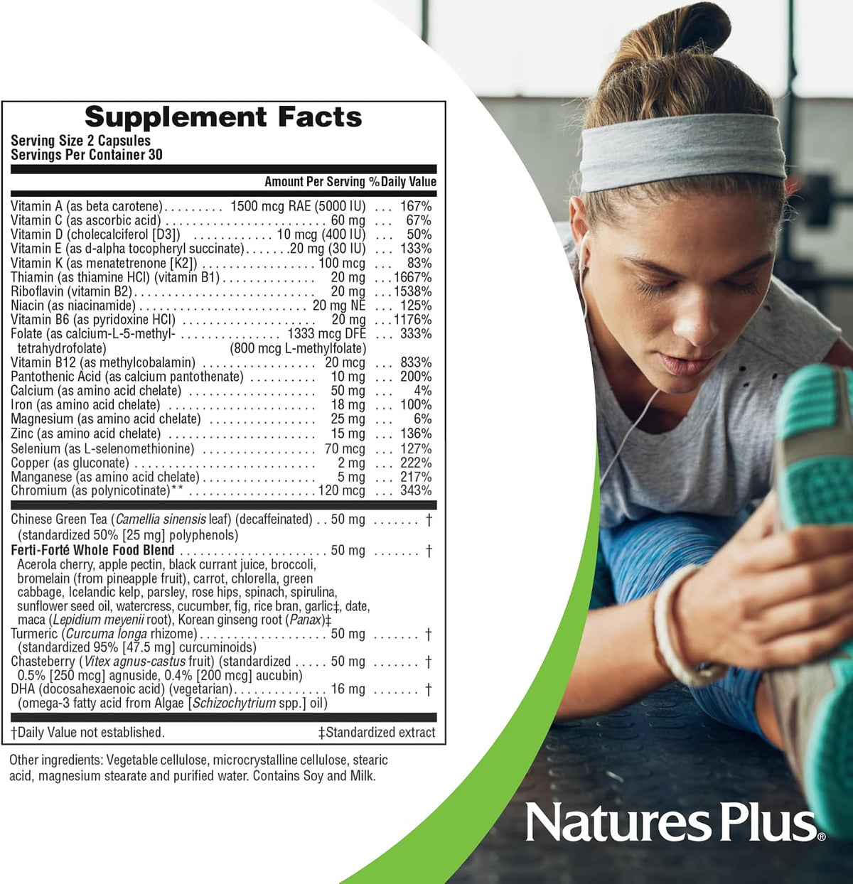 NaturesPlus ProCreation Female Fertility Support – 60 Capsules - görsel 4