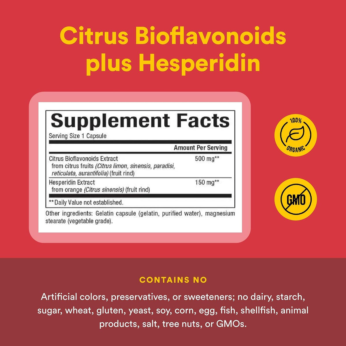 Natural Factors Citrus Bioflavonoids 650 mg – 90 Capsules - görsel 4