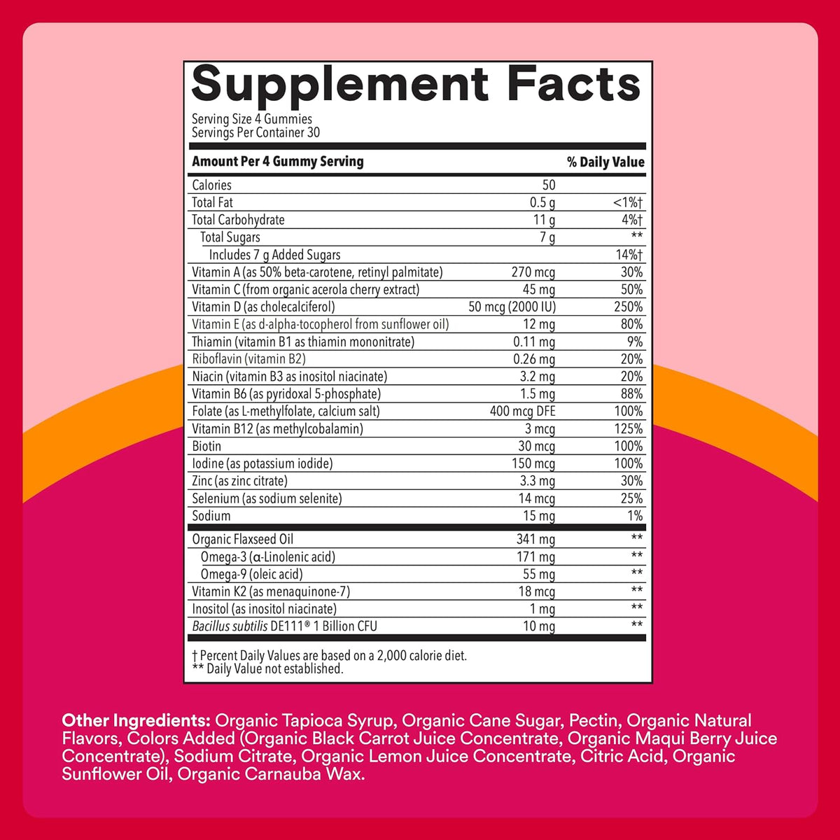 SmartyPants Organic Women's Multivitamin Gummies - görsel 3