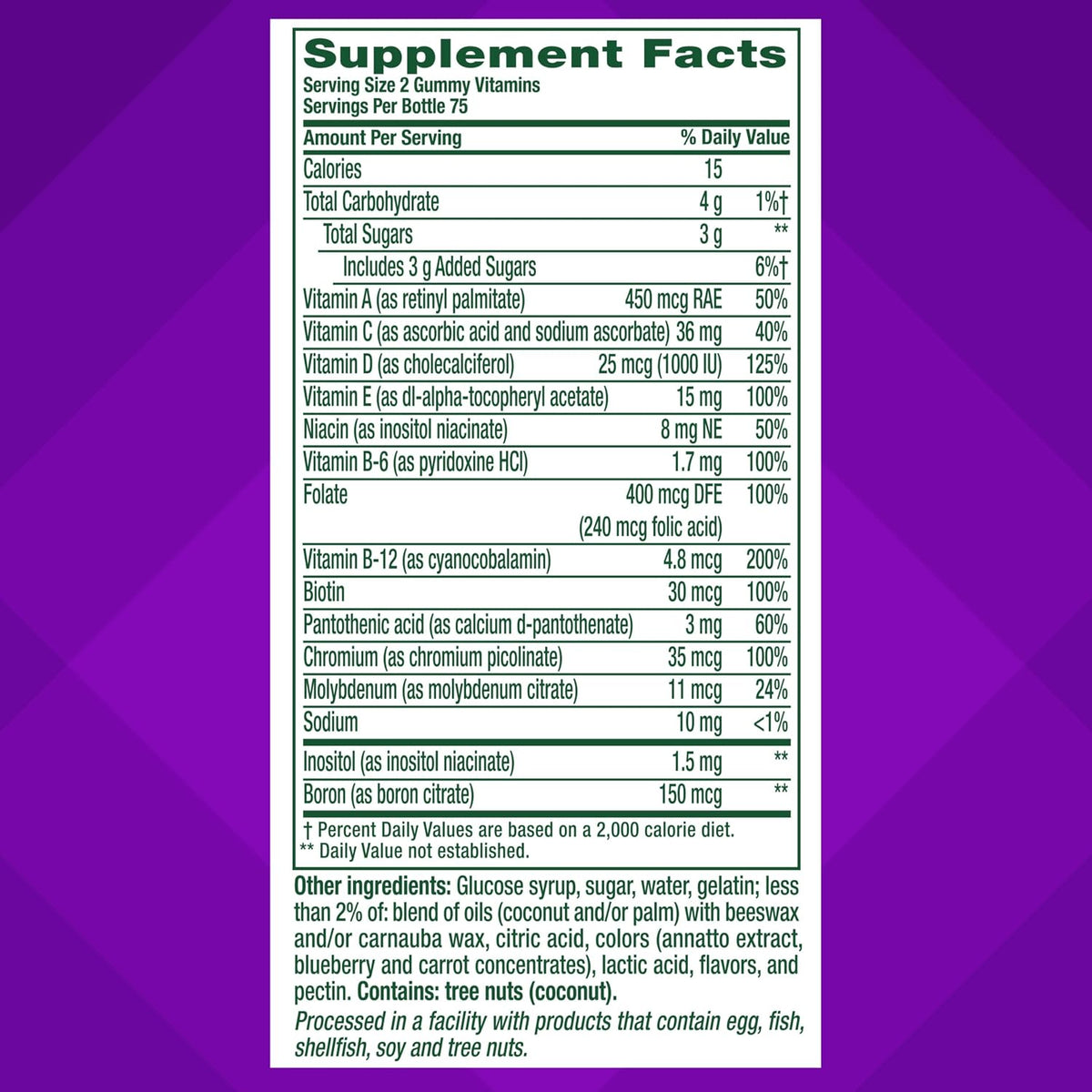 Vitafusion MultiVites Gummy Multivitamins for Adults, 150 Gummies - görsel 4