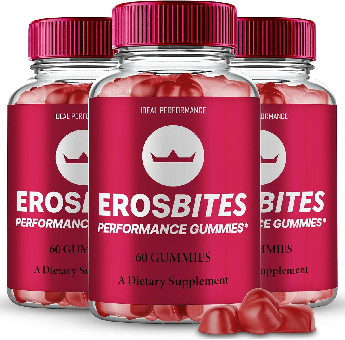 Eros Bites Gummies for Men - Maximum Strength All-Natural Wellness Support (3 Pack) - görsel 1