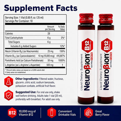 Neurobion Extra Forte B12 10,000 mcg Liquid Food Supplement