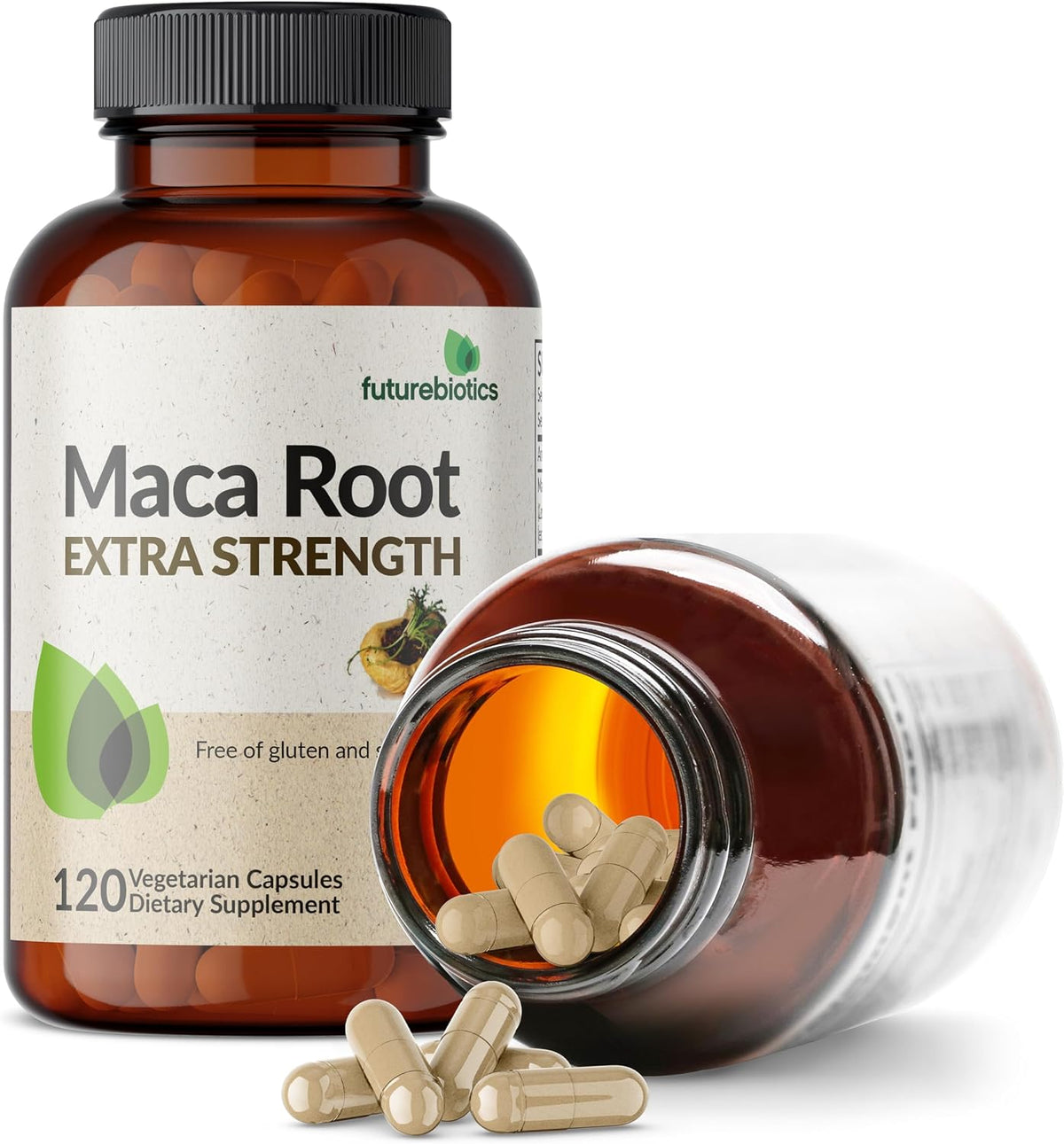 Futurebiotics Maca Root Extra Strength – Supports Energy, Stamina & Vitality, Non-GM, 120 Vegan Capsules - görsel 6
