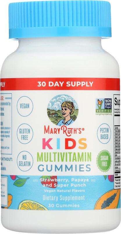 Mary Ruth's Kids Sugar-Free Multivitamin Gummies, 30 Gummies