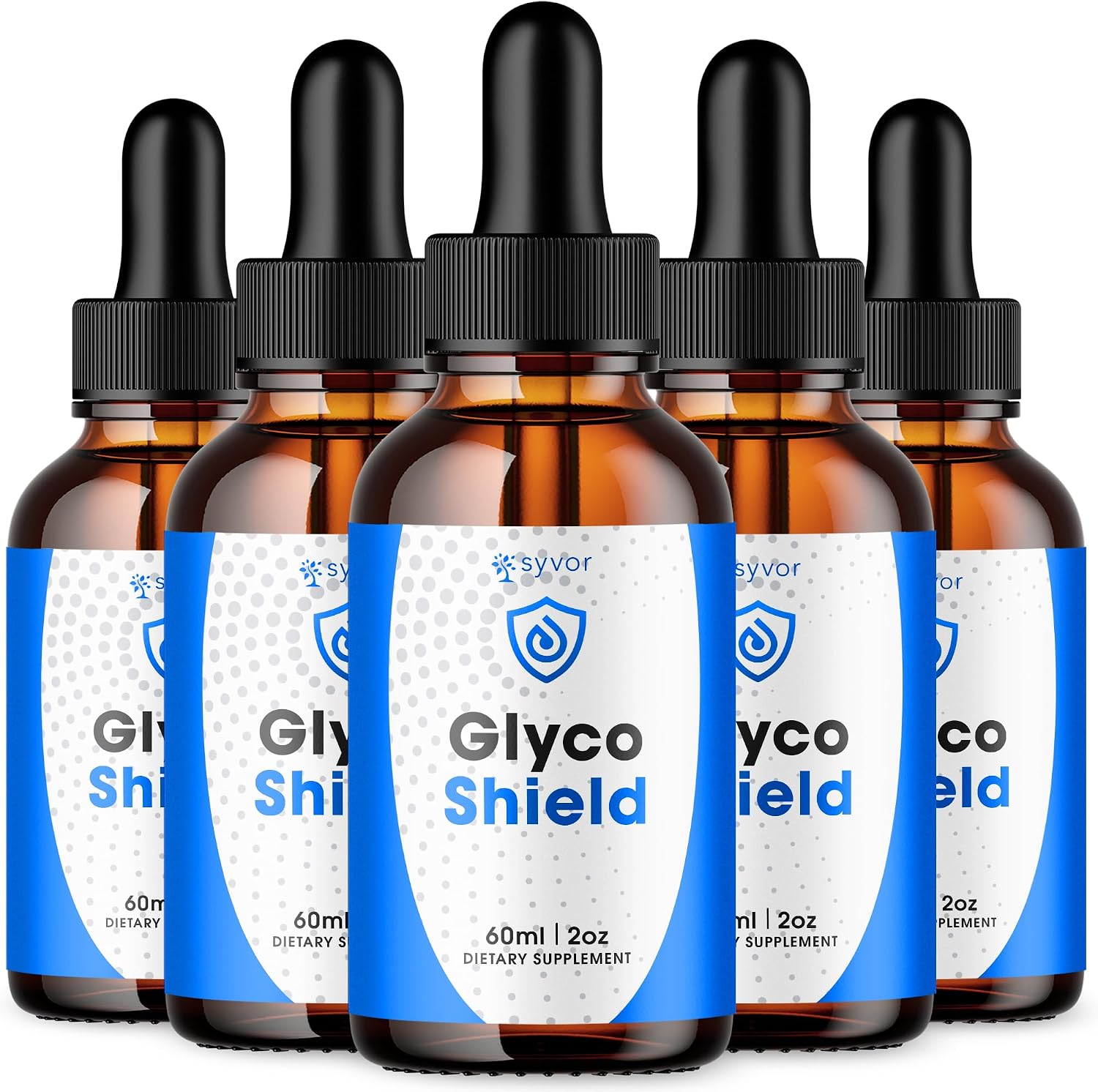 Glyco Shield Drops – Maximum Strength Liquid Supplement, 5-Pack (150 Servings) - görsel 1