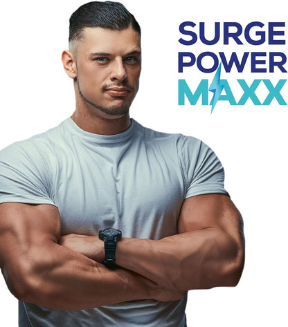 (2 Pack) Surge Power Maxx Supplement for Men, SurgePower Max Male Pills Formula, Premium All-Natural Advanced Support, 120 Capsules for 2 Months