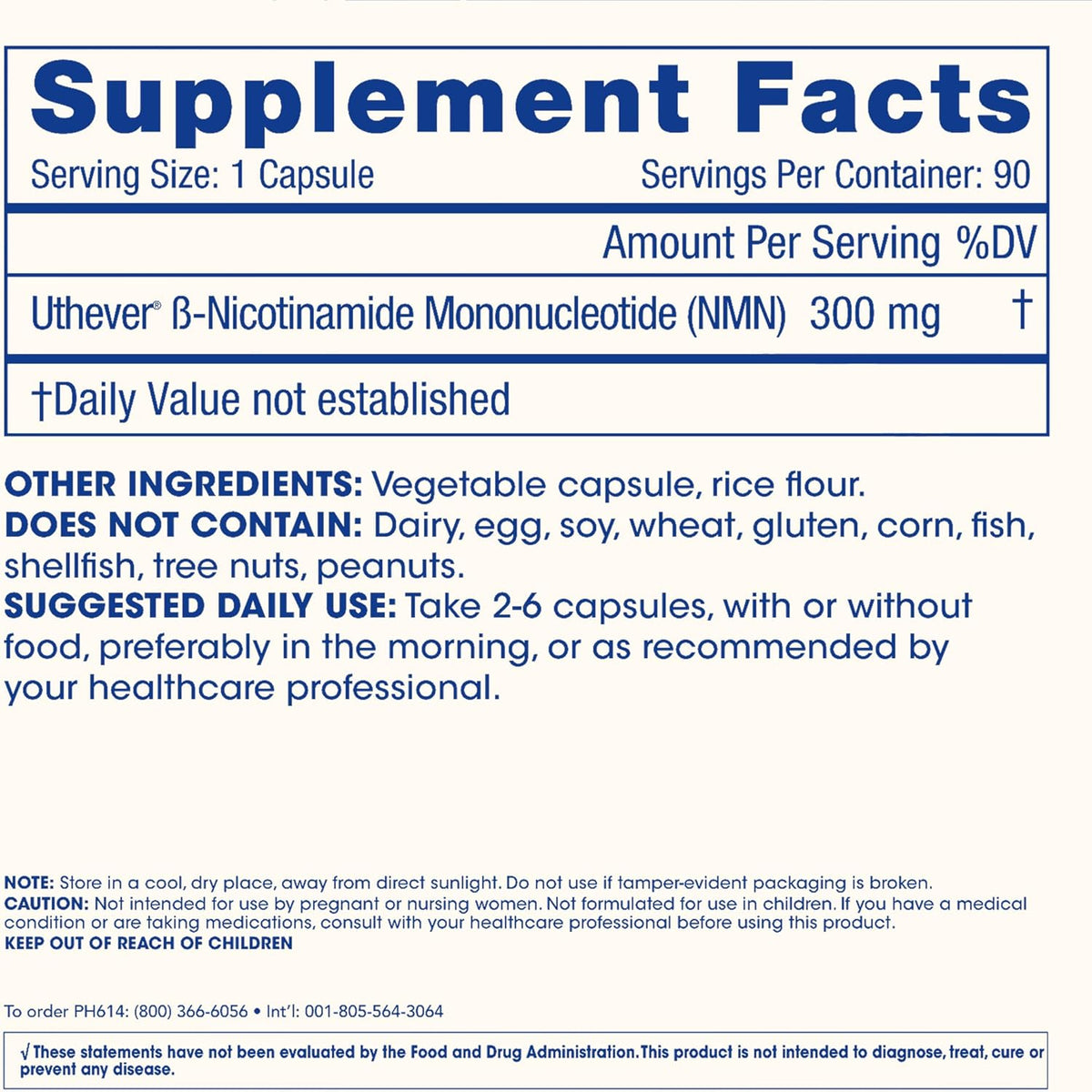 ProHealth NMN Pro 300 (90 Capsules) - Clinically Studied Uthever NMN, NAD+ Precursor for Cellular Energy, Mitochondrial Support & Healthy Ageing - görsel 6