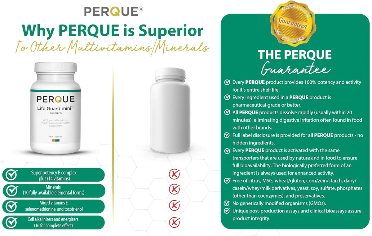 PERQUE Life Guard Mini 180 Tablets - görsel 4