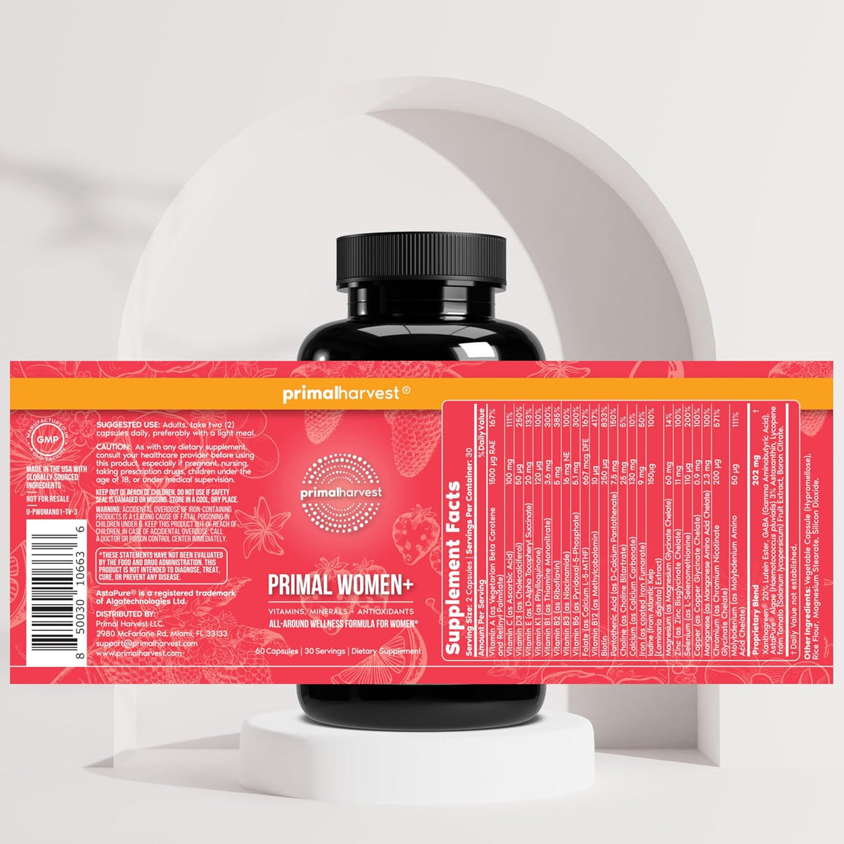 Primal Harvest Women+ Daily Multivitamin - görsel 5