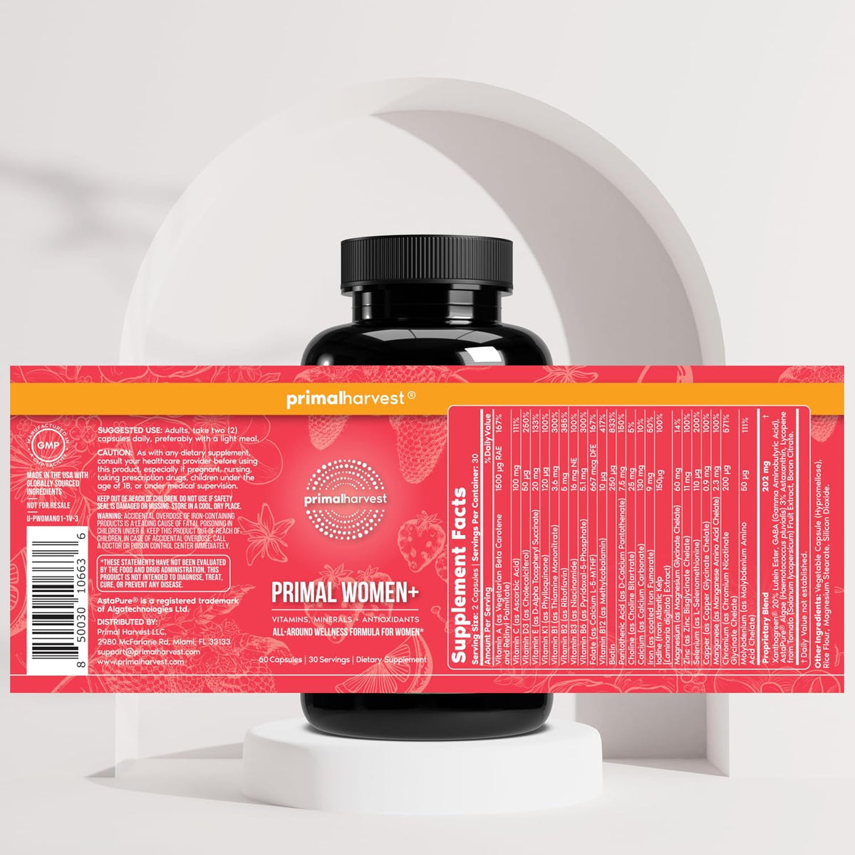Primal Harvest Women+ Daily Multivitamin - görsel 5
