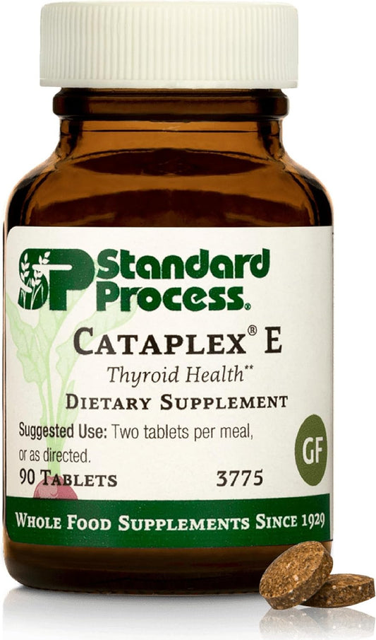 Standard Process Cataplex E - Thyroid Support with Vitamin E and Selenium - 90 Tablets