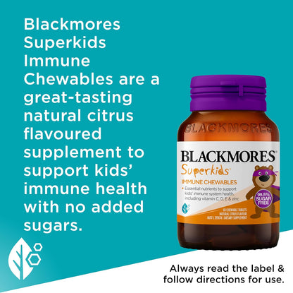 Blackmores Superkids Immune 60 Chewable Tablets