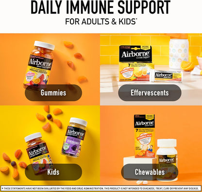 Airborne Vitamin C 1000mg Citrus Chewable Tablets (96 Count)