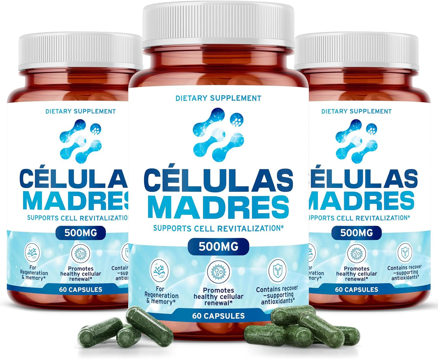 Aura Vitamins Stem Cell Supplement 500mg – 180 Capsules - görsel 1