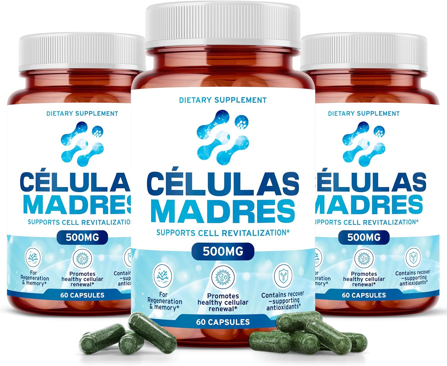 Aura Vitamins Stem Cell Supplement 500mg – 180 Capsules - görsel 1