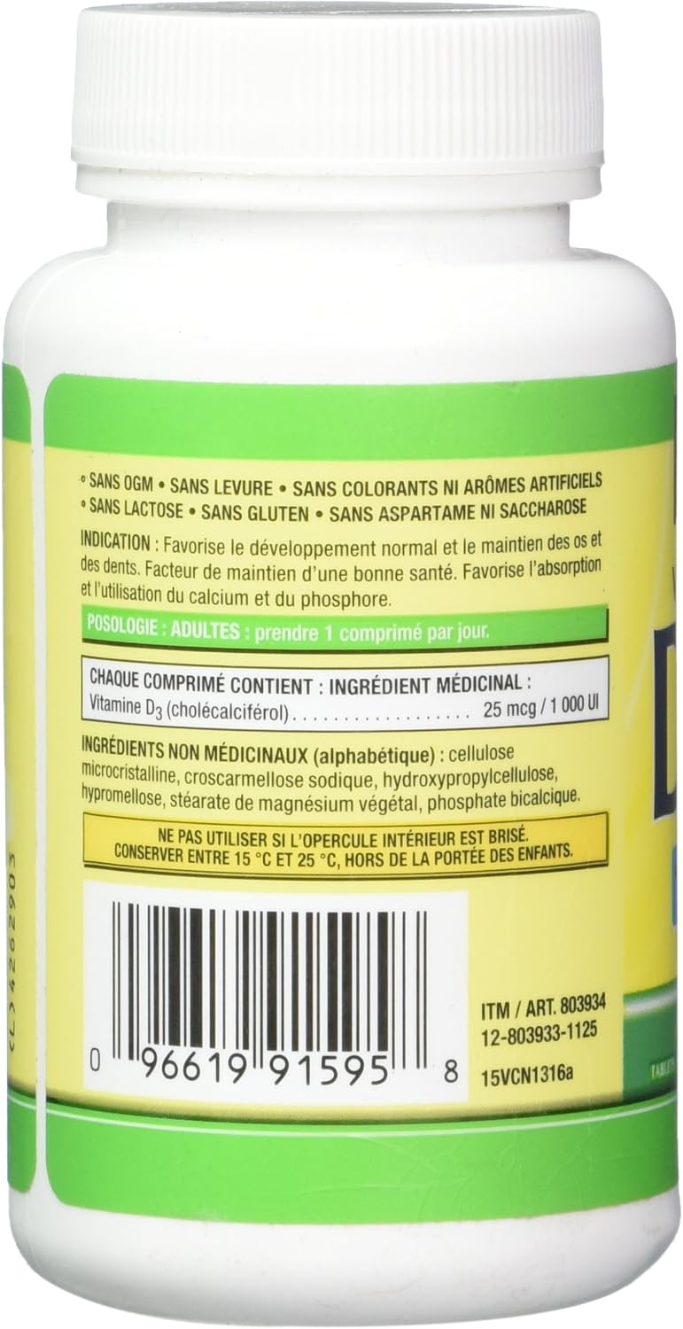 Kirkland Signature Vitamin D3 1000 IU, 360 Tablets - görsel 2