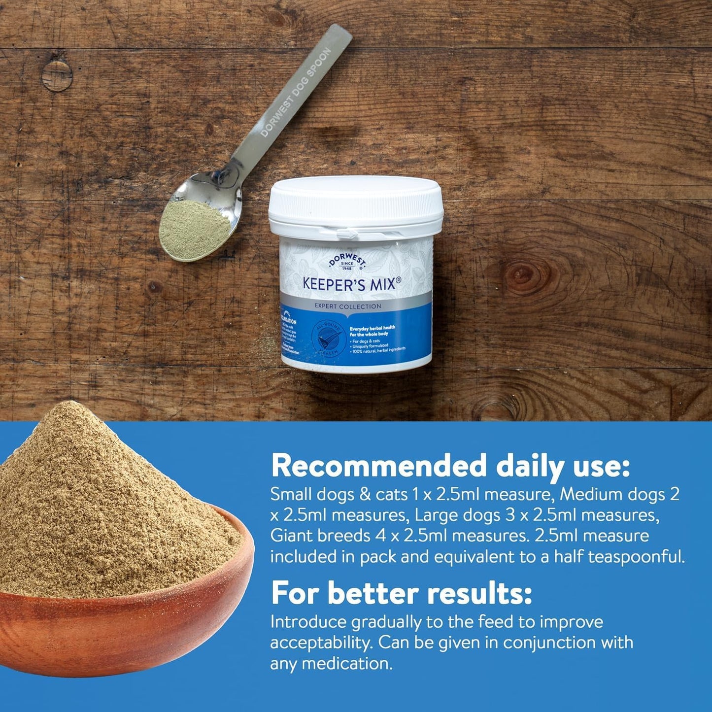 Dorwest Keeper's Mix Pet Supplement – Herbal Blend for Dogs and Cats - görsel 7