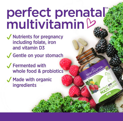 New Chapter Organic Perfect Prenatal Multivitamin, 192 Tablets