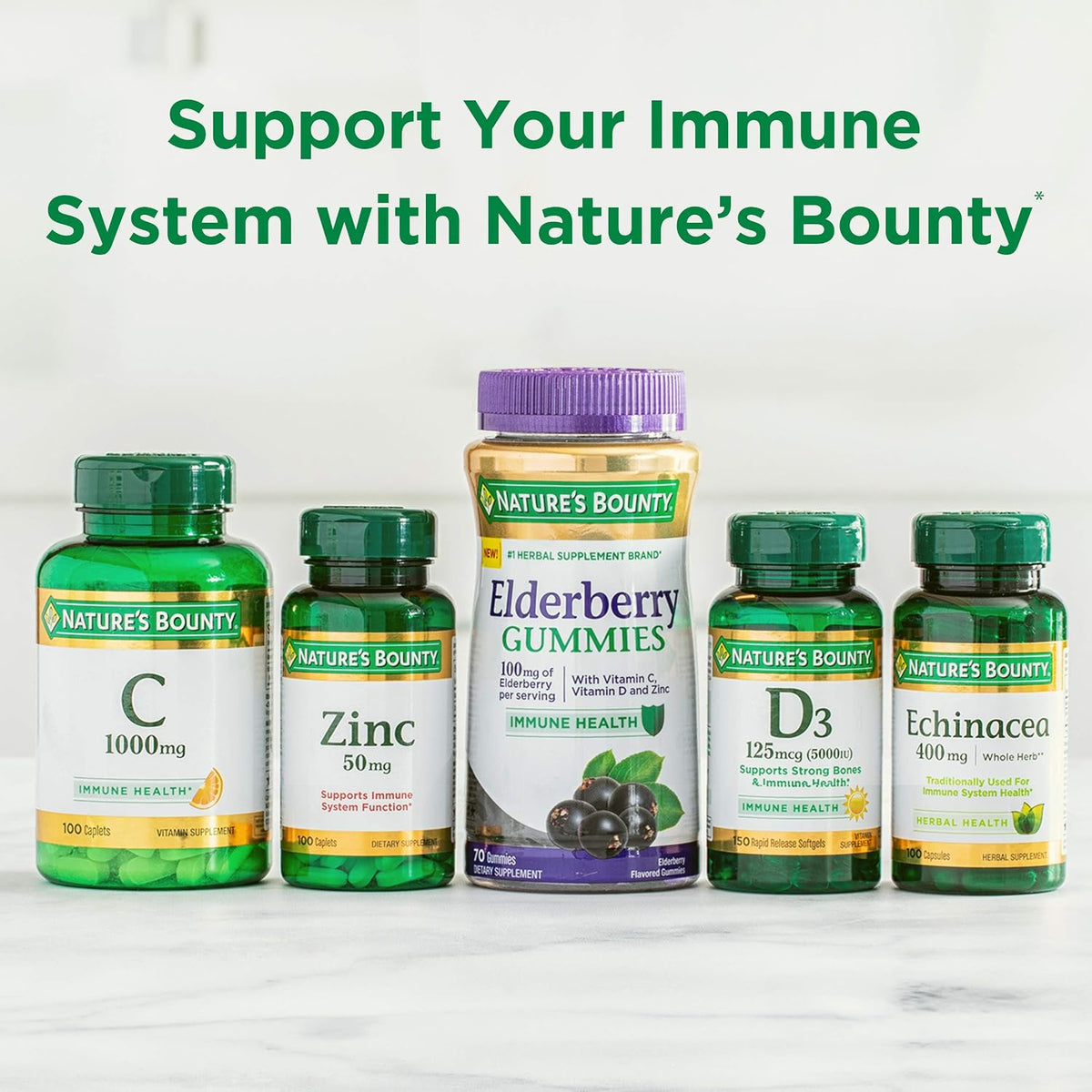 Nature's Bounty Vitamin C with Rose Hips, 500 mg, 270 Tablets - görsel 5