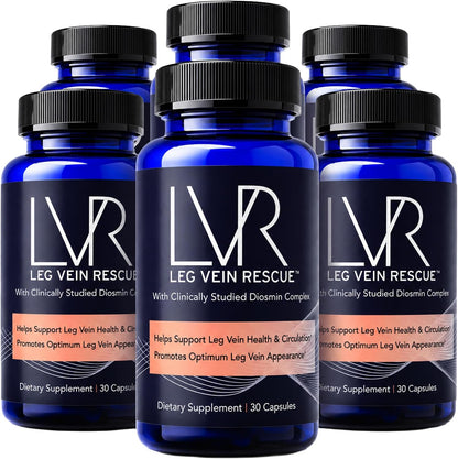 LVR Diosmin Supplement 570mg – Leg Health & Circulation Support – 30-Day Supply