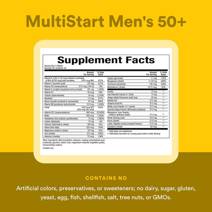 Natural Factors Men's 50+ MultiStart Daily Multivitamin
