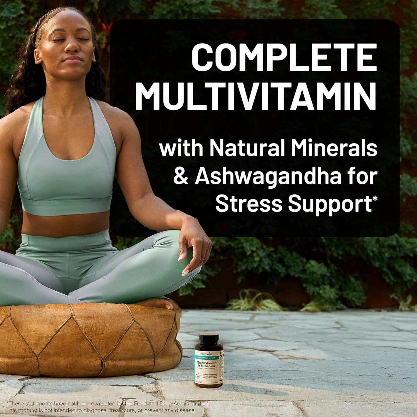 NatureWise Multivitamin for Women with Stress Support – Organic Whole Foods & Natural Minerals - görsel 2