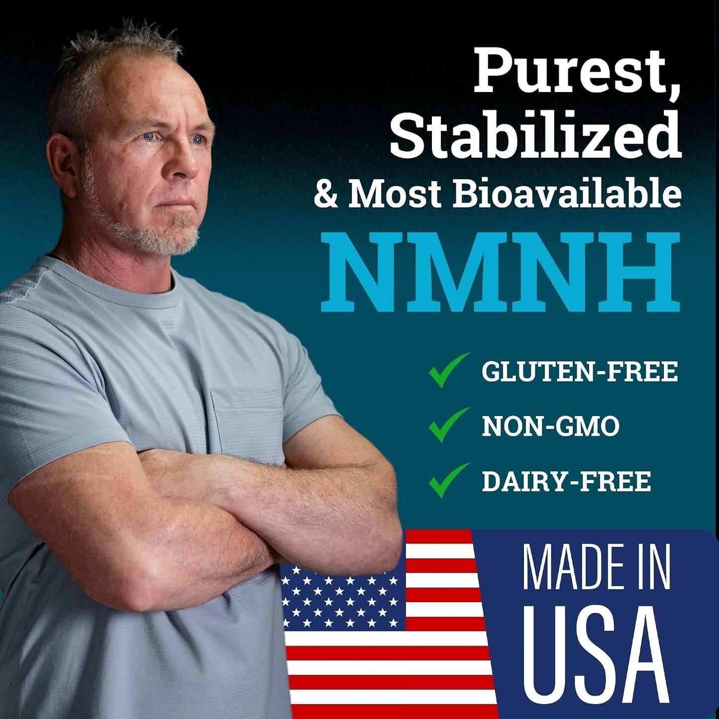 NMNH Supplement 250mg - Pure Dihydro-Nicotinamide Mononucleotide with BioPerine® - görsel 7