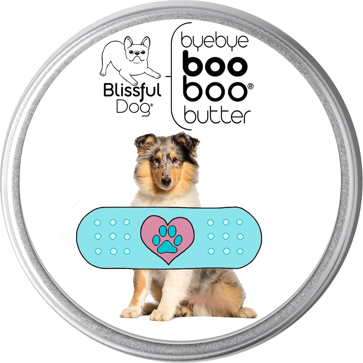 The Blissful Dog 2 oz TIN Collie Booboo Butter - görsel 1
