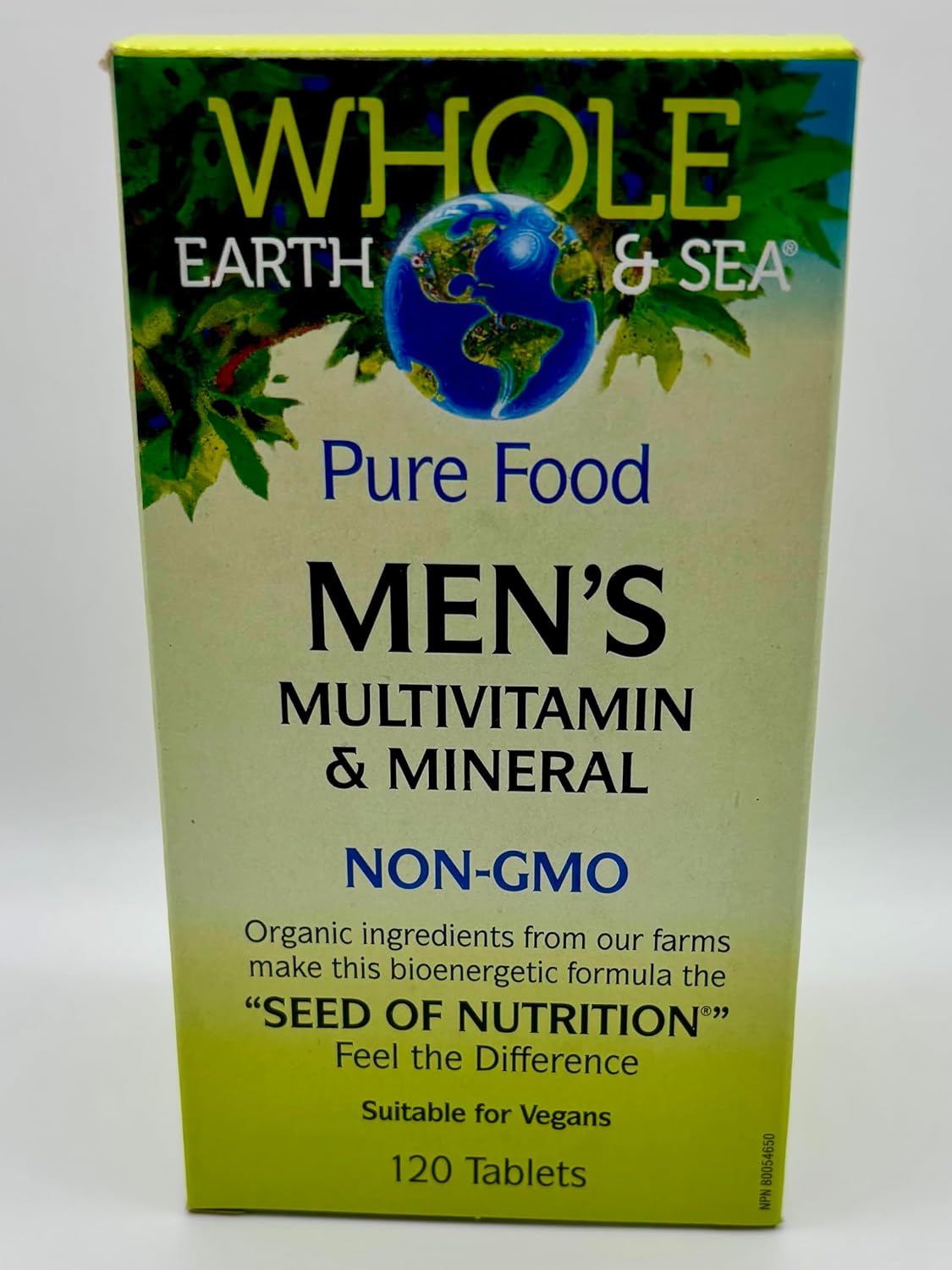 Natural Factors Whole Earth & Sea Men's Multivitamin and Mineral – 120 Tablets - görsel 2