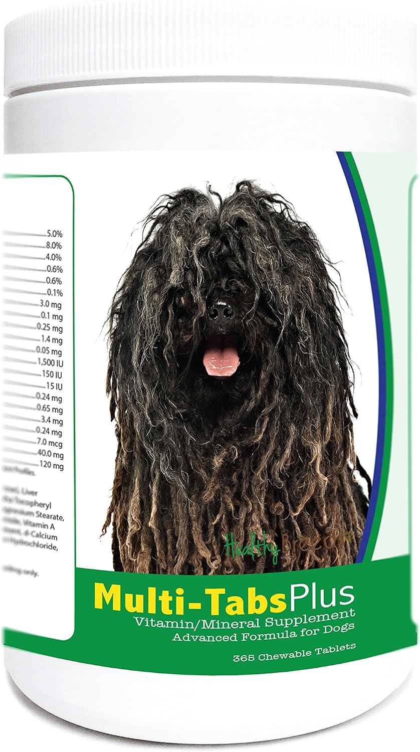 Healthy Breeds Pulik Multi-Tabs Plus Chewable Tablets, 365 Tablets - görsel 1