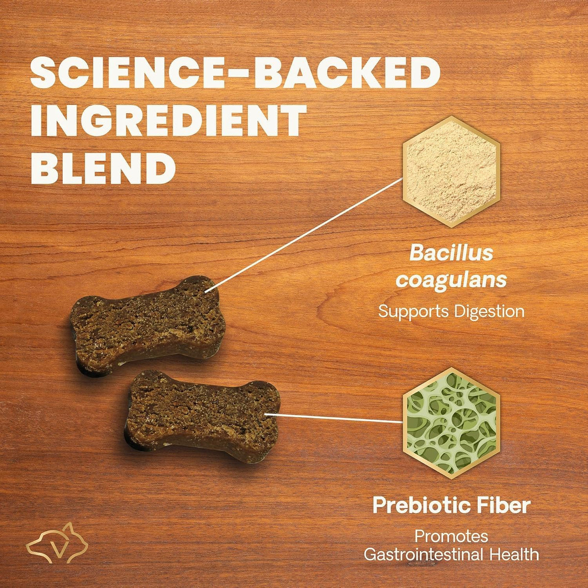 VetriScience Gut Health Chews, Probiotic Digestive Supplement for Dogs, Duck, 120 Chews - görsel 3
