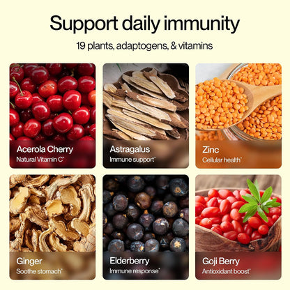 Feel Goods Immunity+ Immune Support Drink Mix - Peach Lemonade, 15 Stick Packs