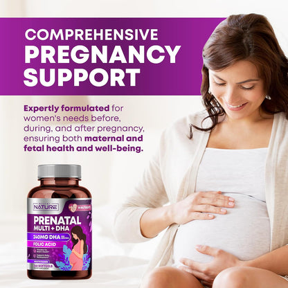 Built by Nature Prenatal Vitamins for Women, 240 Soft gel capsules