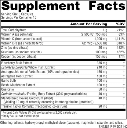 Source Naturals Wellness ImmuneSmart - Core Daily Immune Support (45 Capsules)