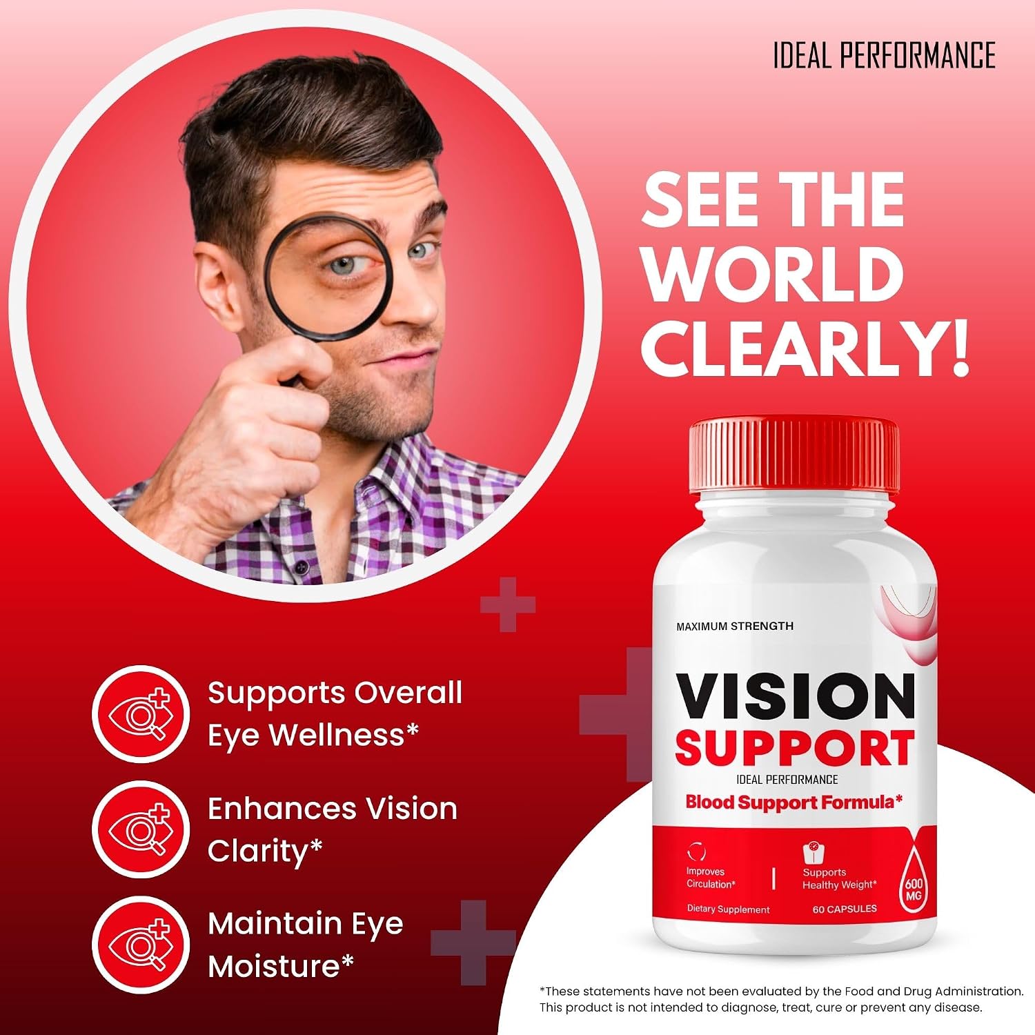 Vision Support Capsules – All Natural Advanced Formula for Eye Health (2 Pack) - görsel 4