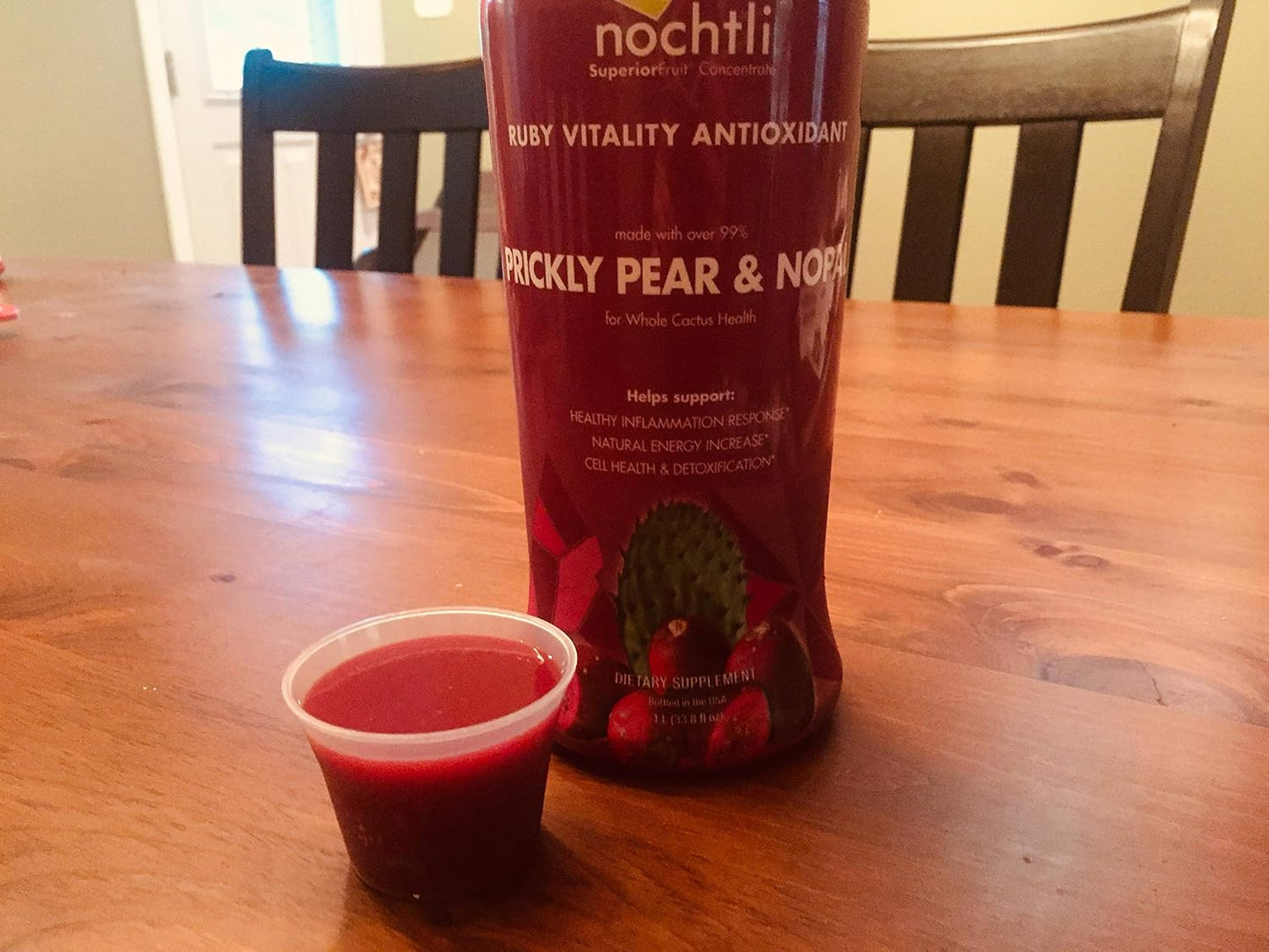 nochtli Recover Prickly Pear Liquid Supplement 1L (4-pack) - görsel 6