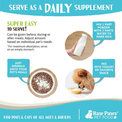 Raw Paws Bovine Colostrum for Dogs and Cats, 142g