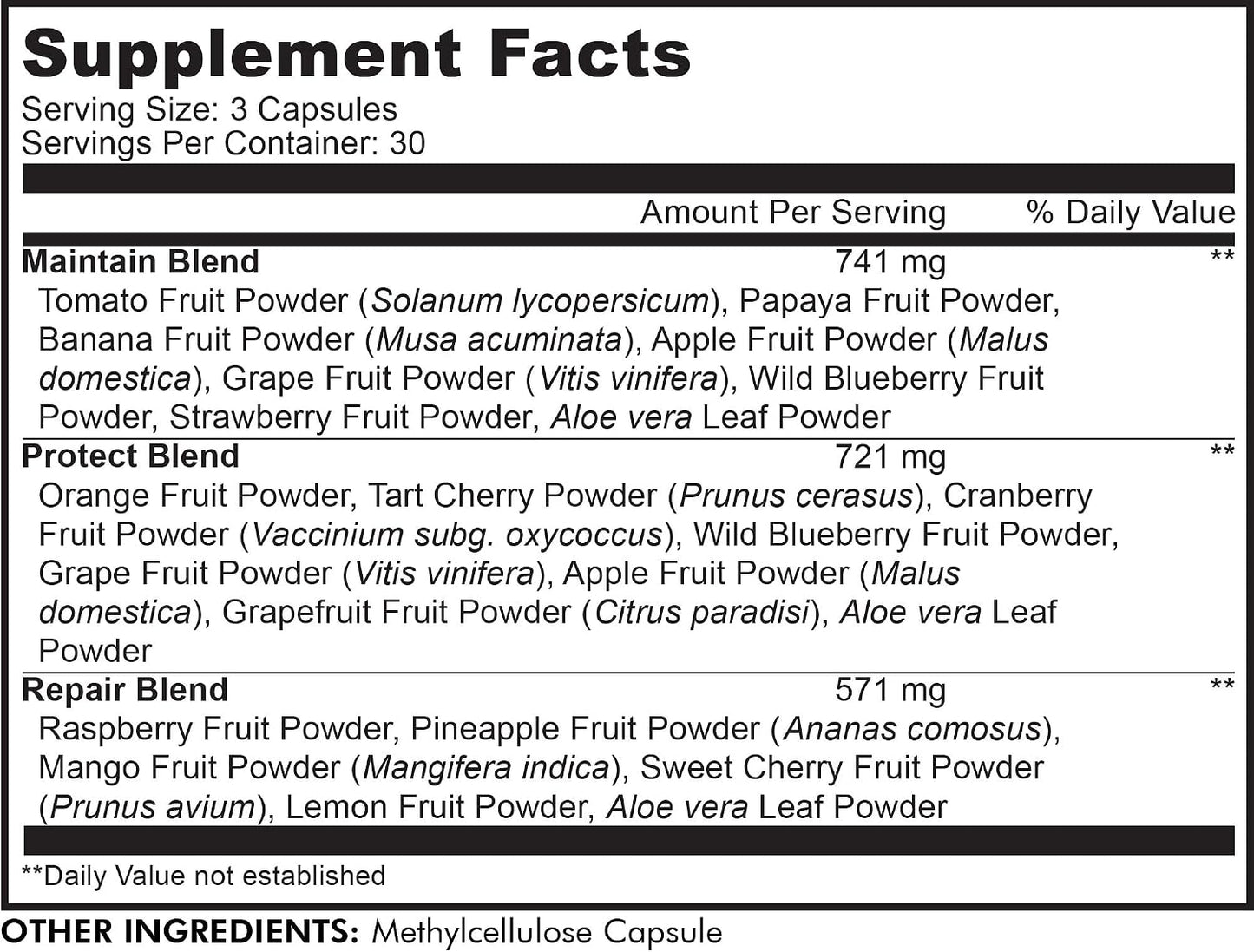 Codeage InstantFood Easy Veggies + Fast Fruits Bundle – Vegetable & Fruit Blend Capsule Supplement – 180 Capsules - görsel 8