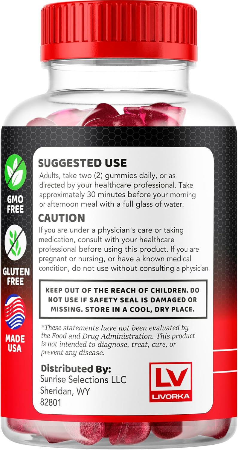 Maximum Male Gummies – Natural Premium Men's Multivitamin, 120 Gummies (2-Pack) - görsel 6