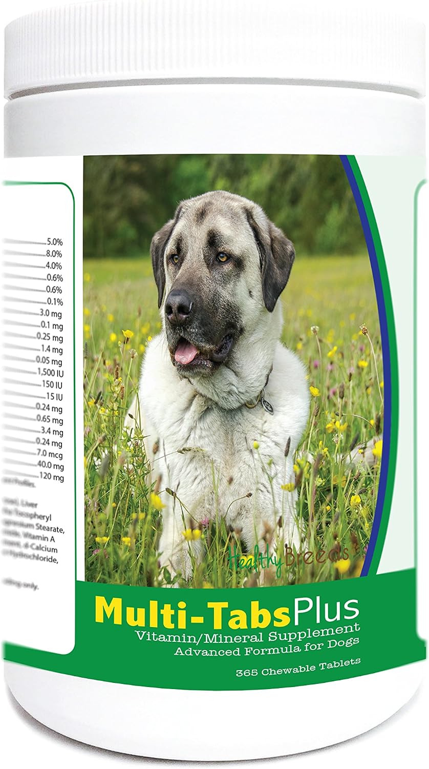 Healthy Breeds Anatolian Shepherd Dog Multi-Tabs Plus Chewable Tablets 365 Count - görsel 1