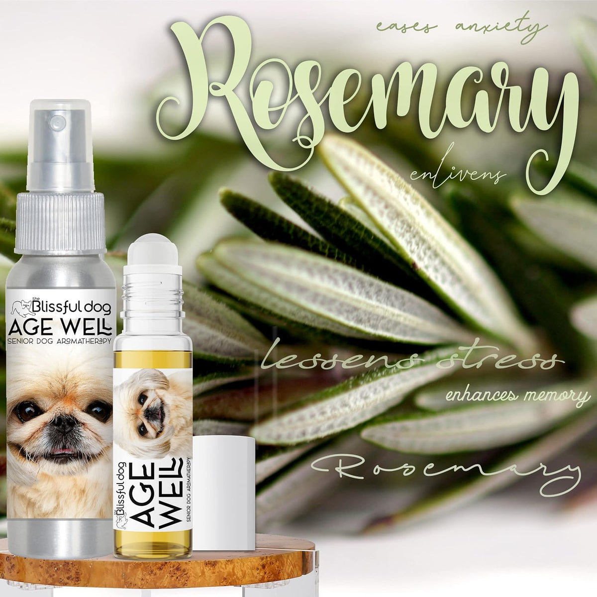 The Blissful Dog Pekingese Age Well Spray Aromatherapy - görsel 2