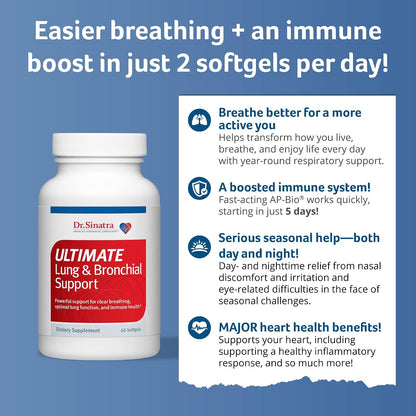 Dr. Sinatra Ultimate Lung and Bronchial Support – 60 Capsules