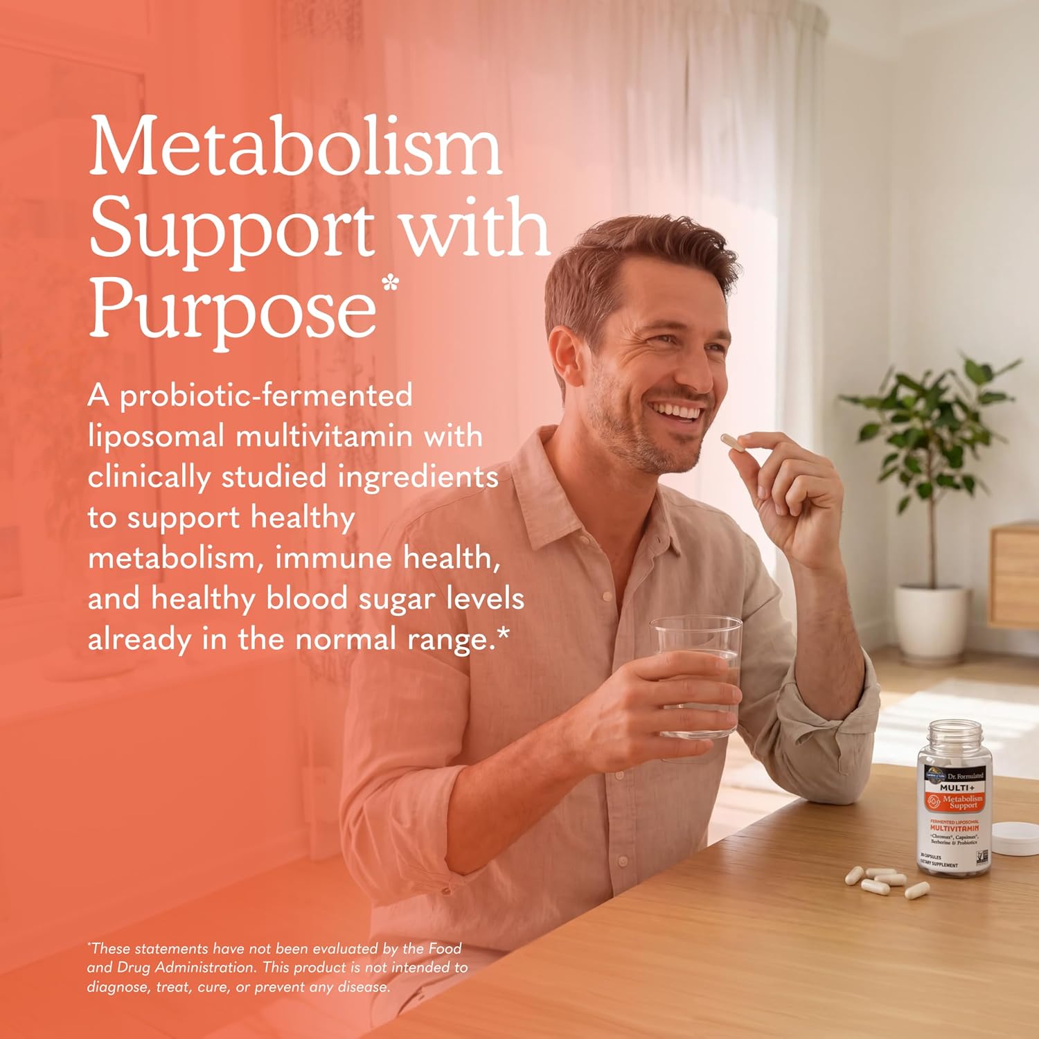Garden of Life Multivitamin Liposomal Metabolism support - 30 Capsules - görsel 2