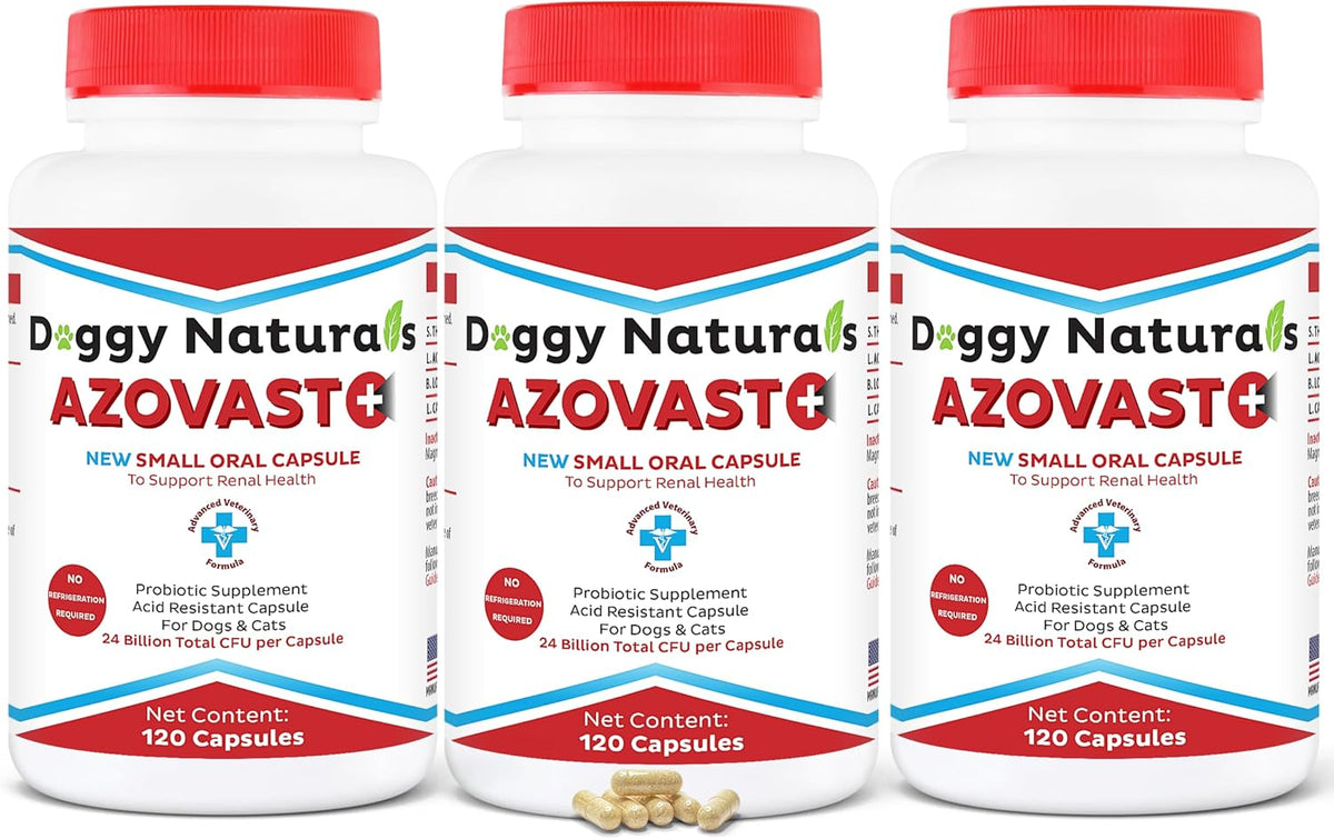 Azovast Plus Kidney Health Supplement for Dogs and Cats, 360 Capsules - görsel 1