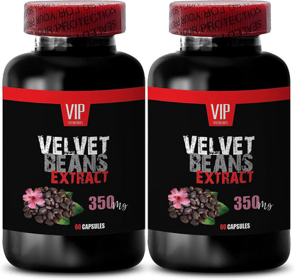Mucuna Pruriens Extract - Velvet Bean Supplement - 120 Capsules