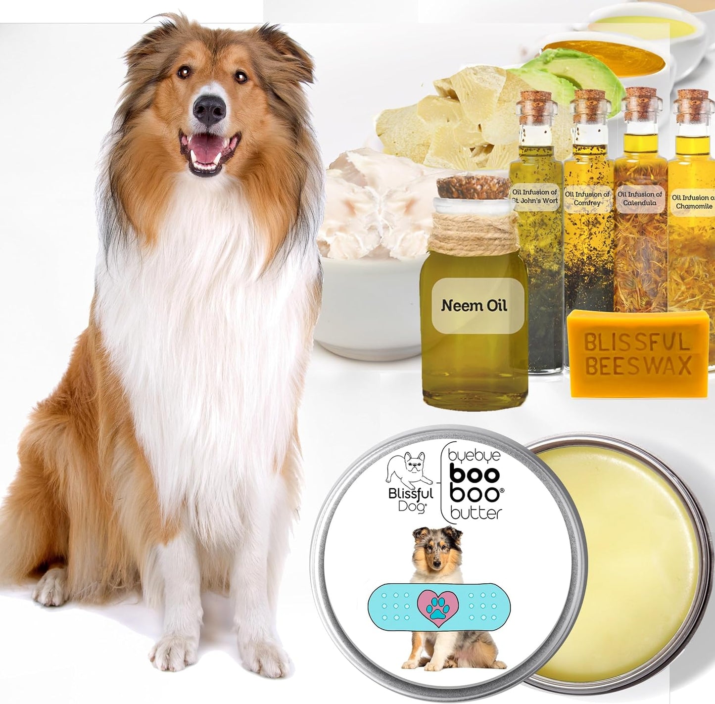 The Blissful Dog 1 oz TIN Collie Booboo Butter - görsel 2
