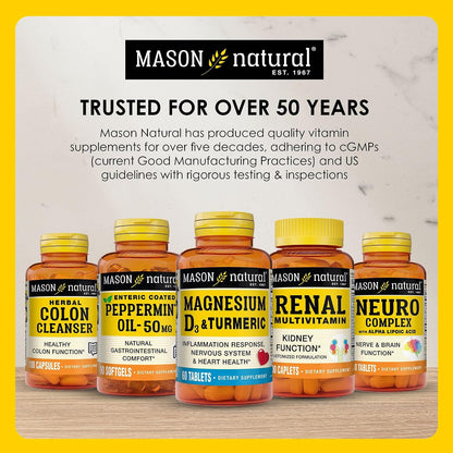 MASON NATURAL Advanced Ear Health Support with Vitamin C, 33-Day Supply