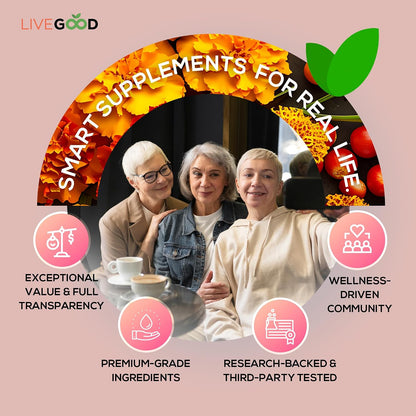 LIVEGOOD Bio-Active Complete Multivitamin for Women with Iron - 60 Capsules