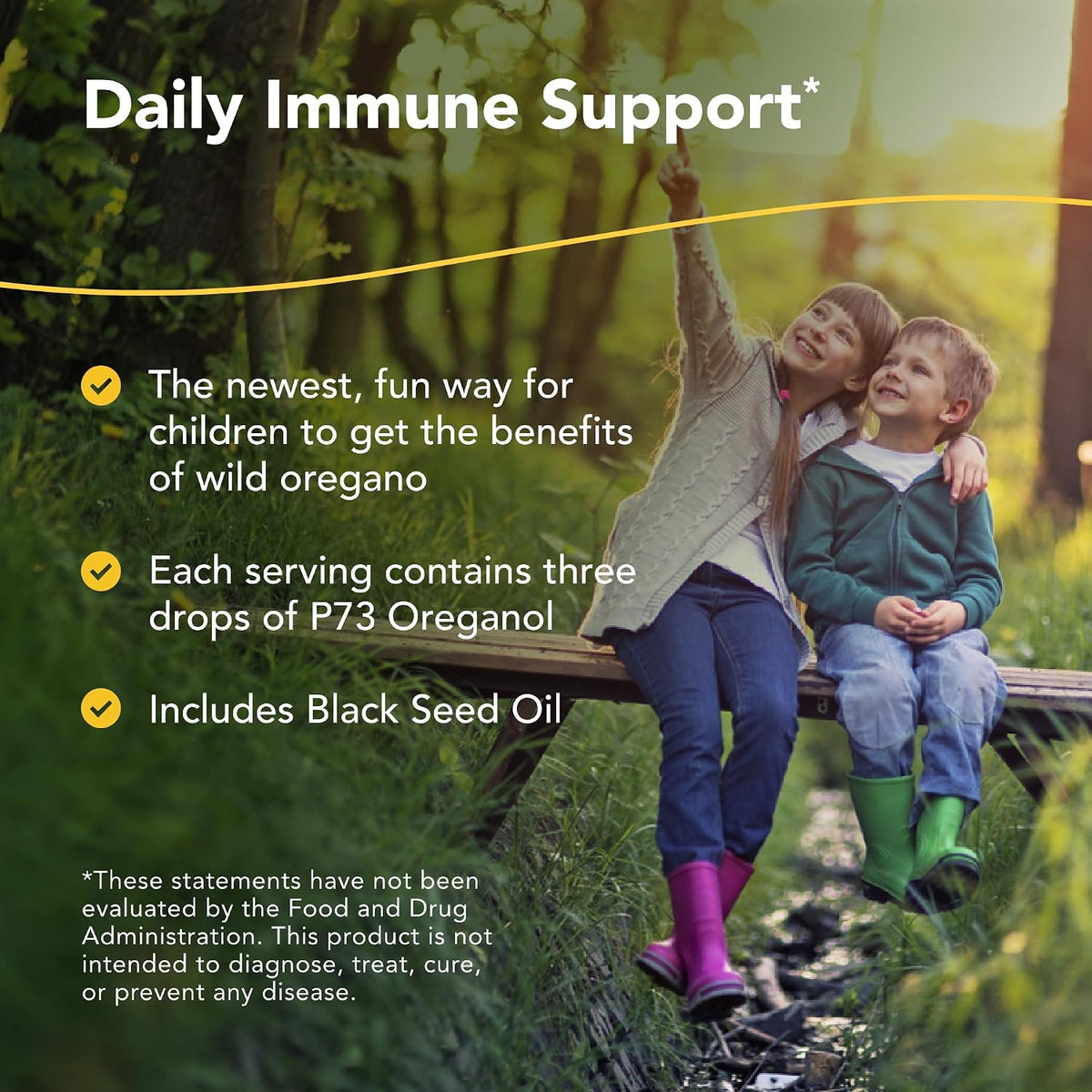 NORTH AMERICAN HERB & SPICE kid-e-kare Yummy Gummy Cherry Bears - 60 Real Cherry Gummies - Daily Immune Support for Children - With P73 Oreganol & Black Seed Oil - Non-GM - 30 Servings - görsel 2