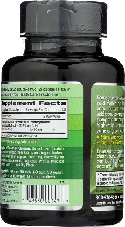Emerald Laboratories Pomegranate, 60 Capsules